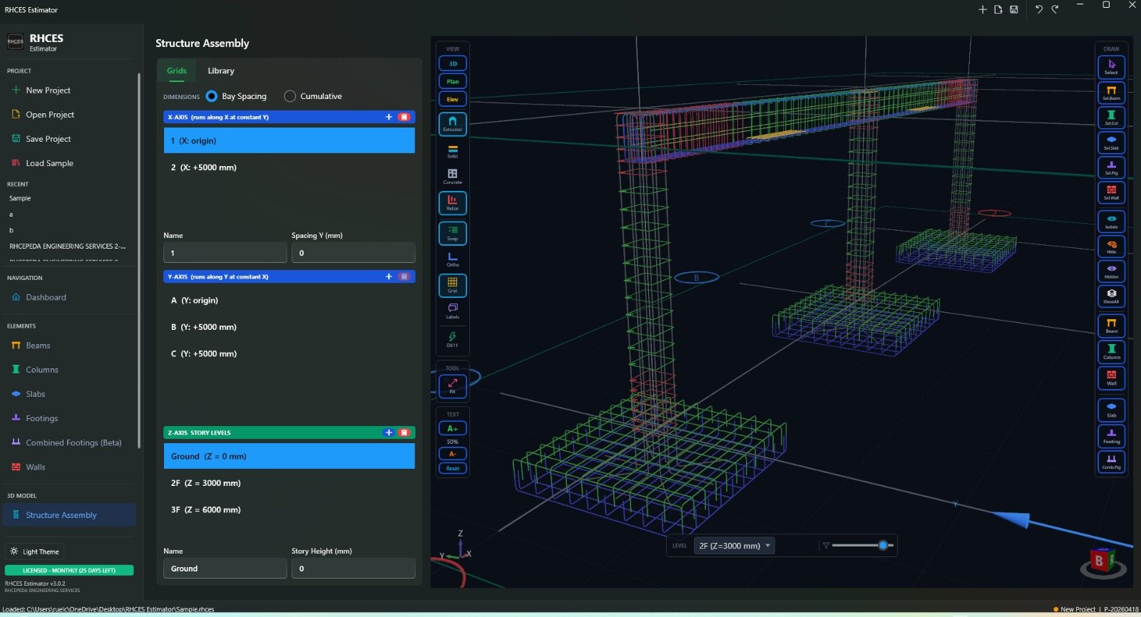 RHCES Estimator reports view